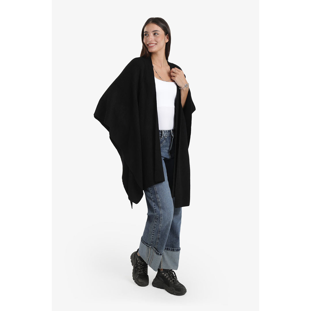 بونشو محبوك أوفر سايز حريمي