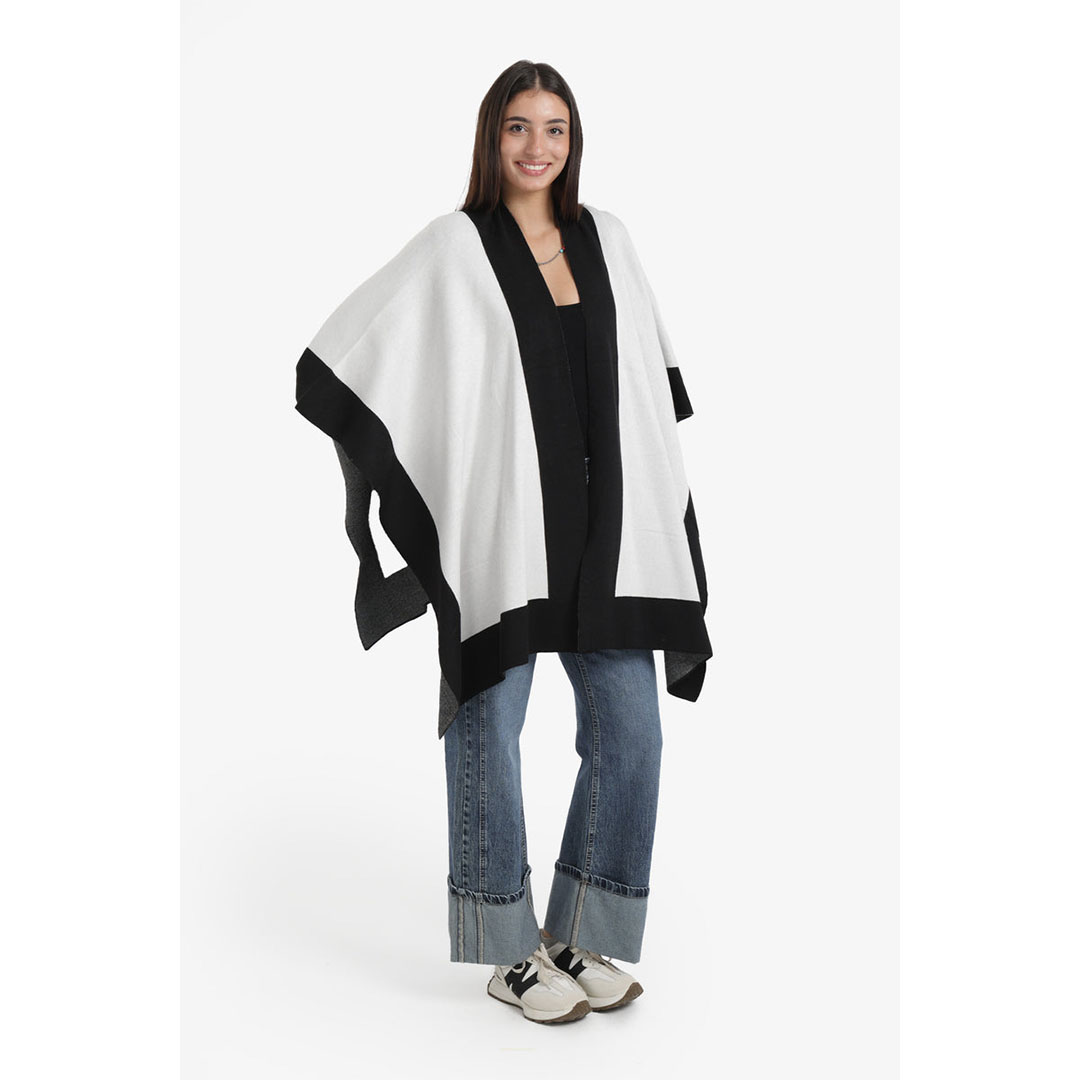 بونشو واسع ملون حريمي