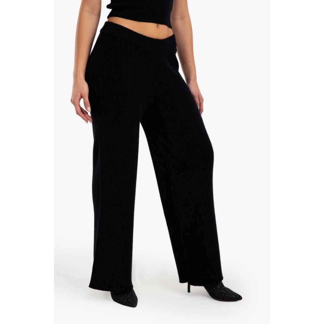 بنطلون رجل واسعة مخطط حريمي - 18284