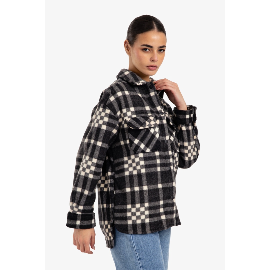 قميص كاروهات بأزرار - 18300