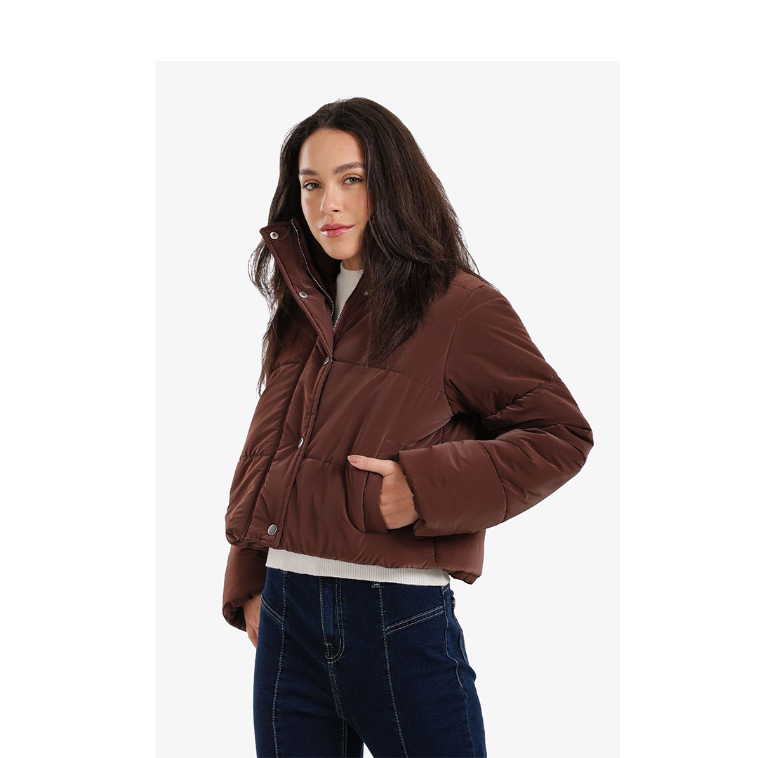 جاكيت منفوخ قصير حريمي - 18301