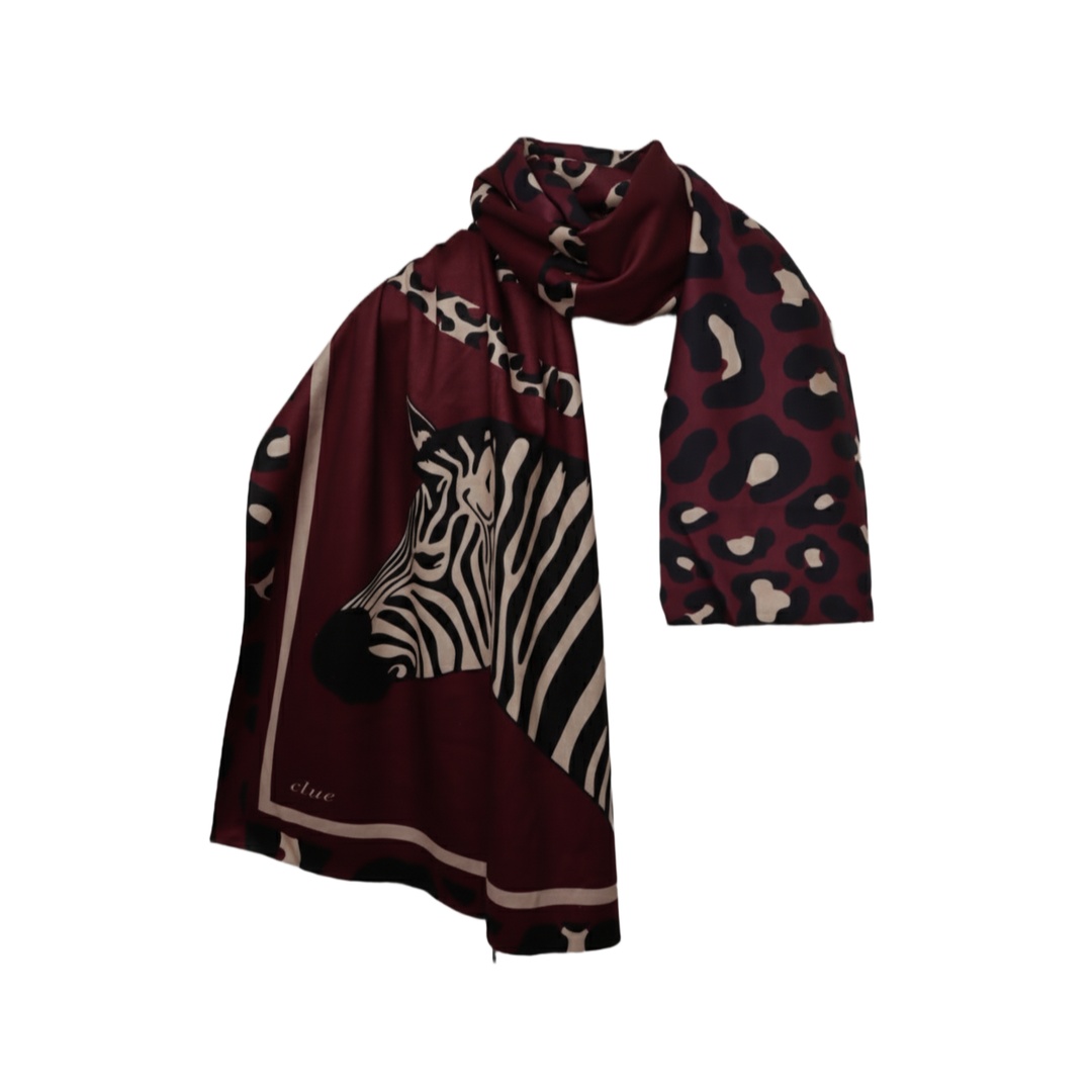 شال خفيف الوزن بنقشة حيوانية - 18306