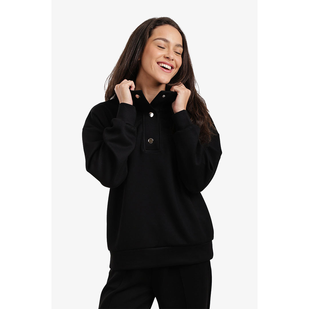 سويت شيرت بياقة حريمي - 18317