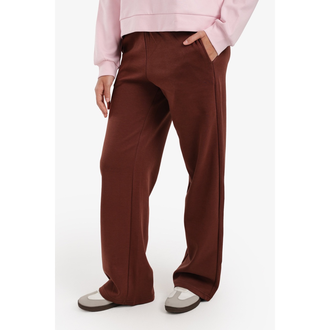 بنطلون رياضي مريح مزود بجيوب - بني - 18383