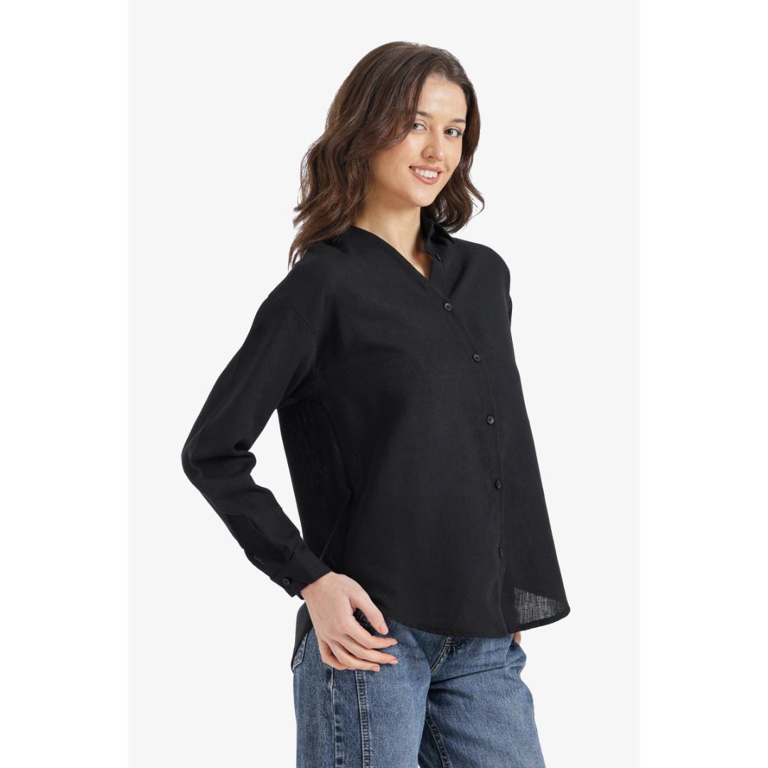 قميص بياقة و أزرار حريمي - 18470