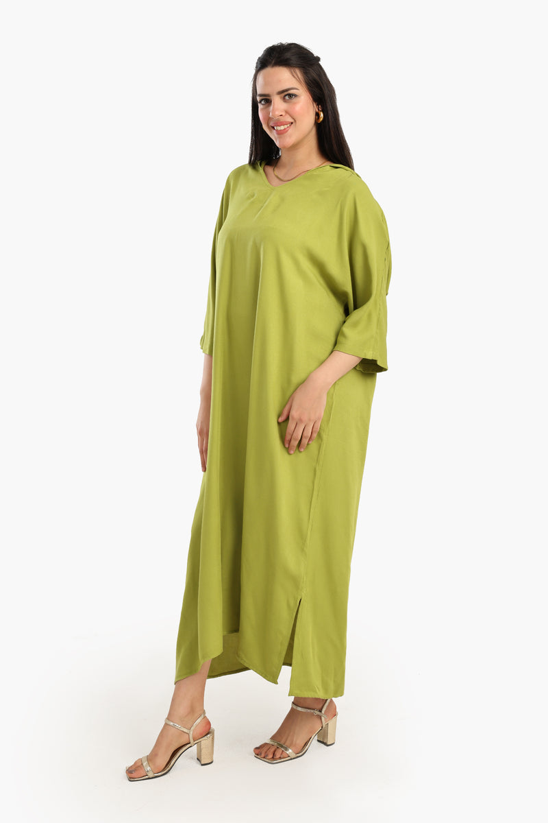 فستان كارينا واسع بفتحة رقبة على شكل حرف V 56419