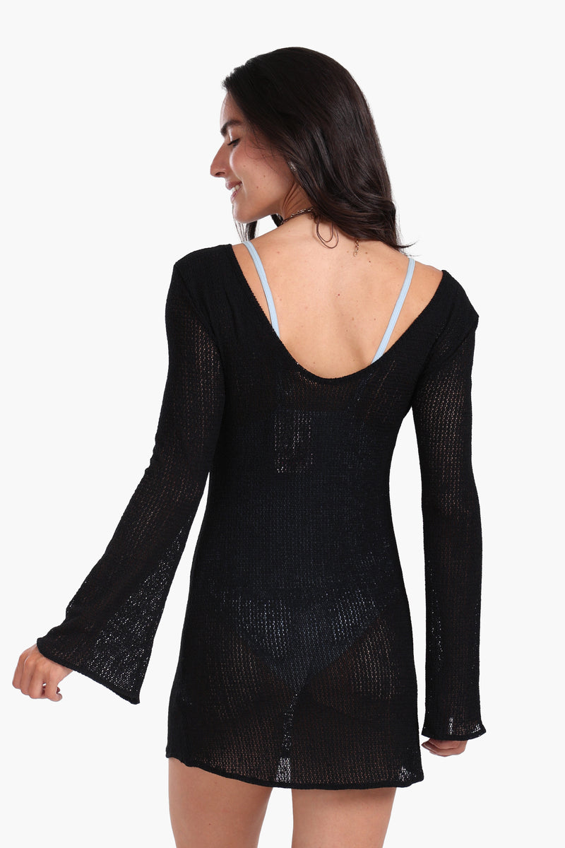 فستان كارينا قصير محبوك للشاطئ 56800