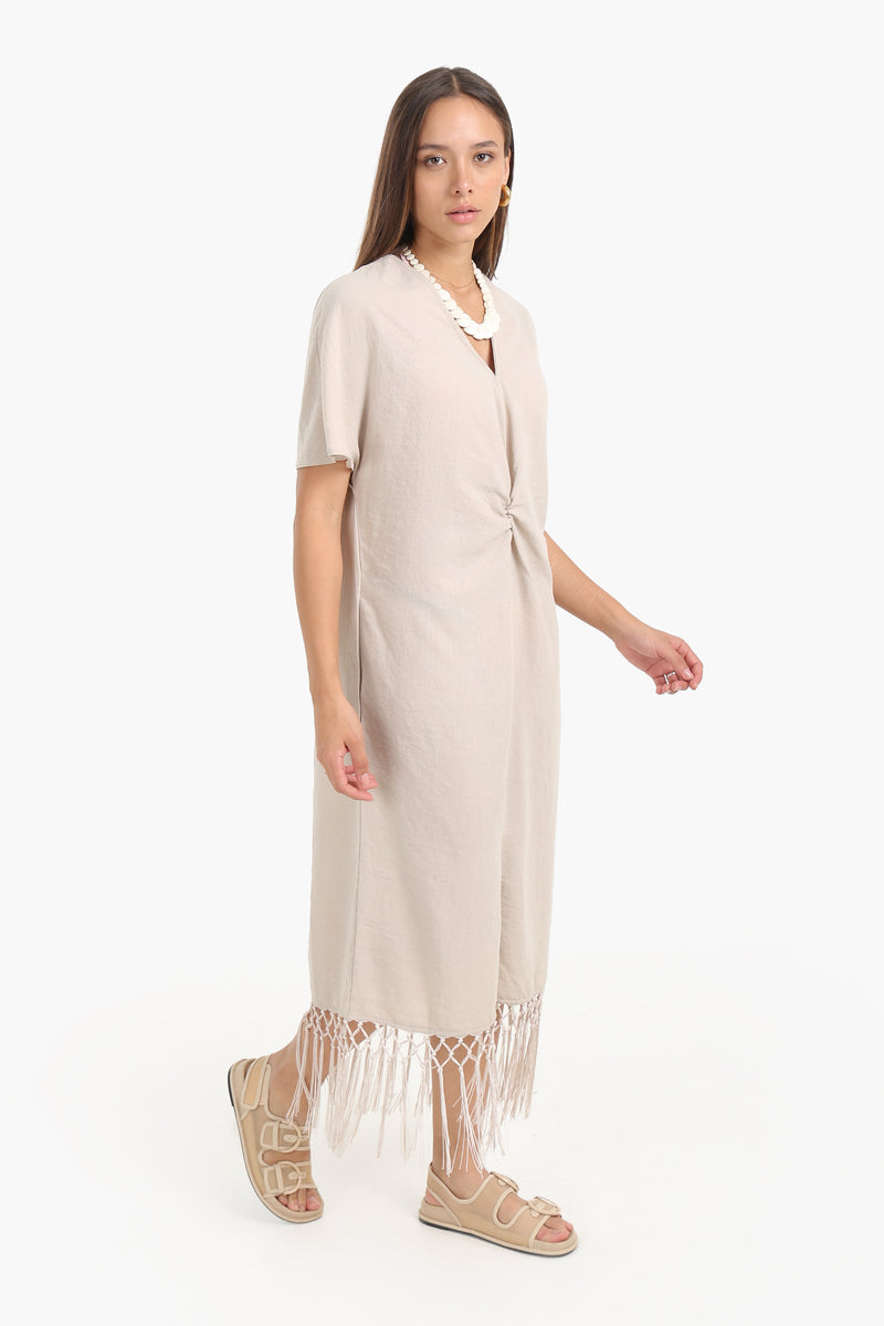 فستان كارينا بشراشيب 57075