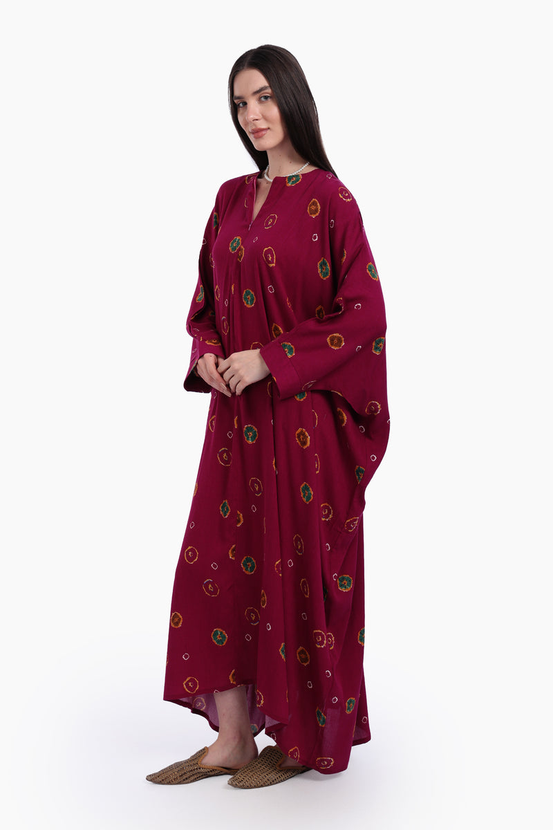 فستان بونشو كارينا مطبوع - نبيتي 57320