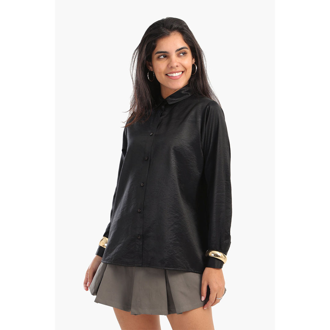 قميص تنسل كلاسيكي بكم حريمي