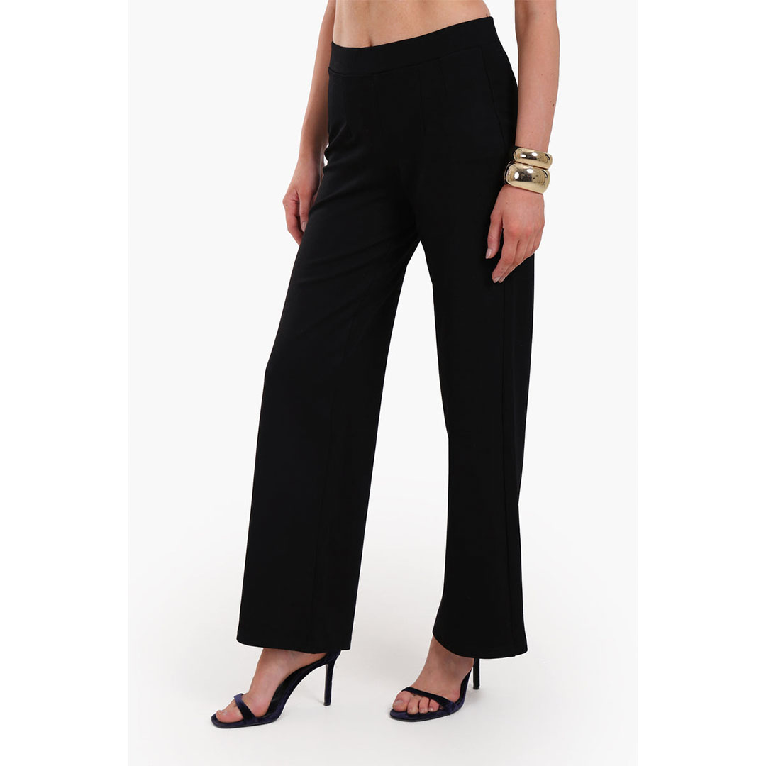 بنطلون جيرسي حريمي - أسود