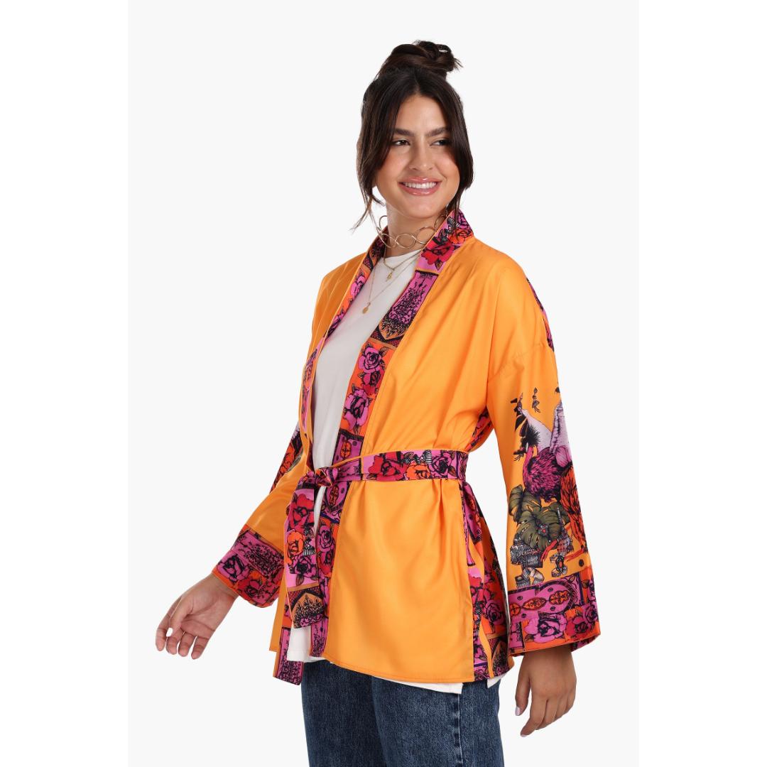 كيمونو منقوش حريمي - 18102