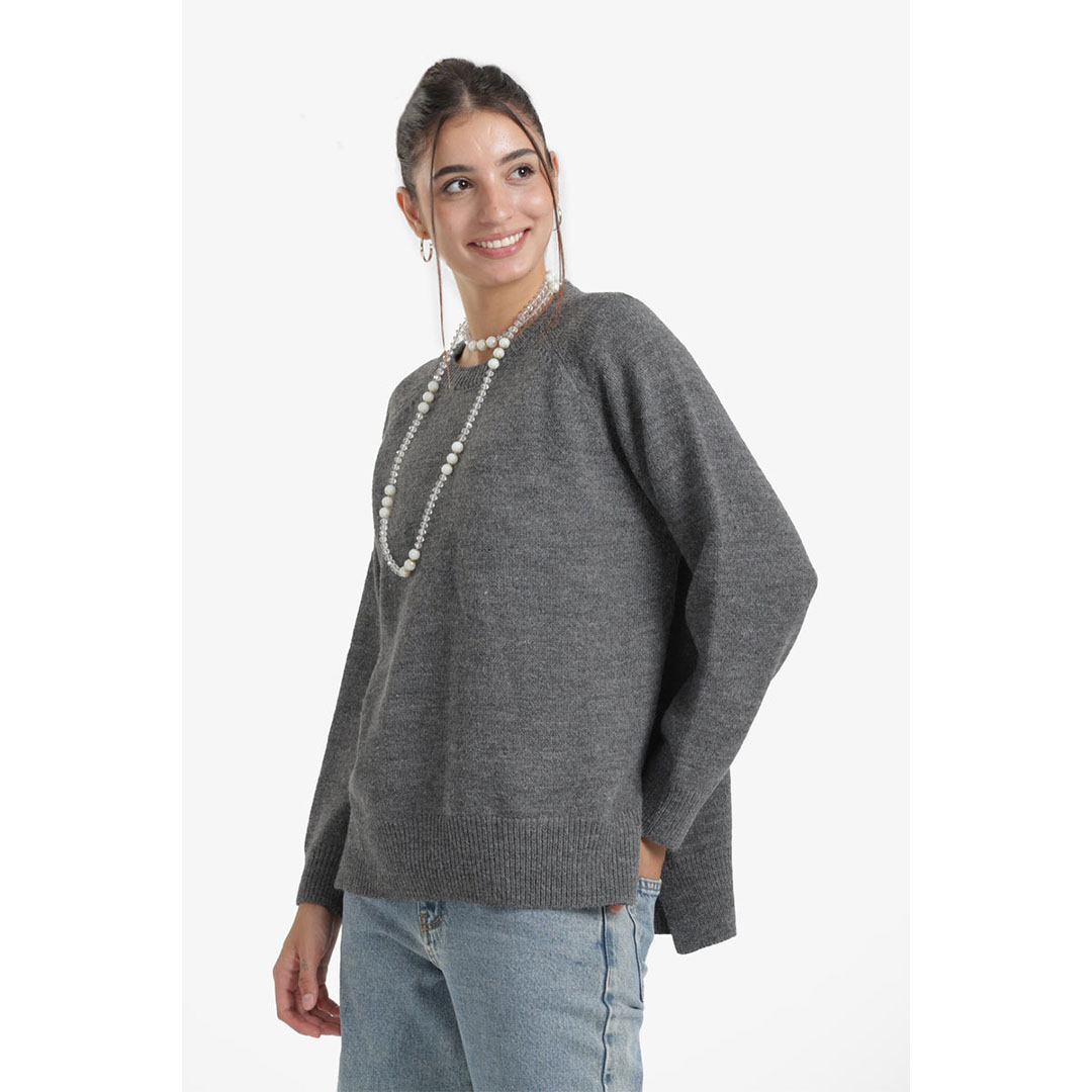 بلوفر سادة مريح حريمي