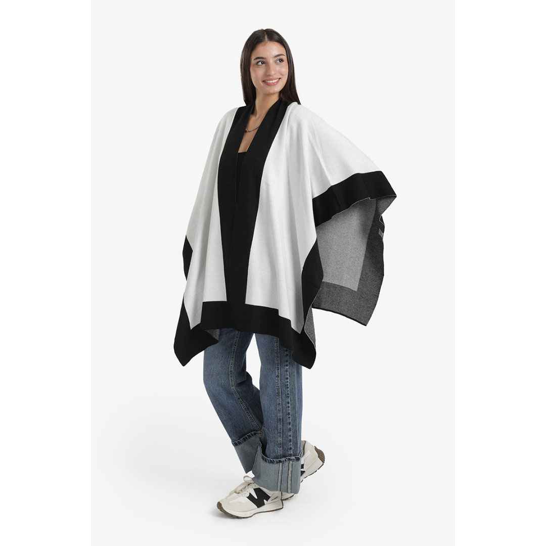 بونشو واسع ملون حريمي