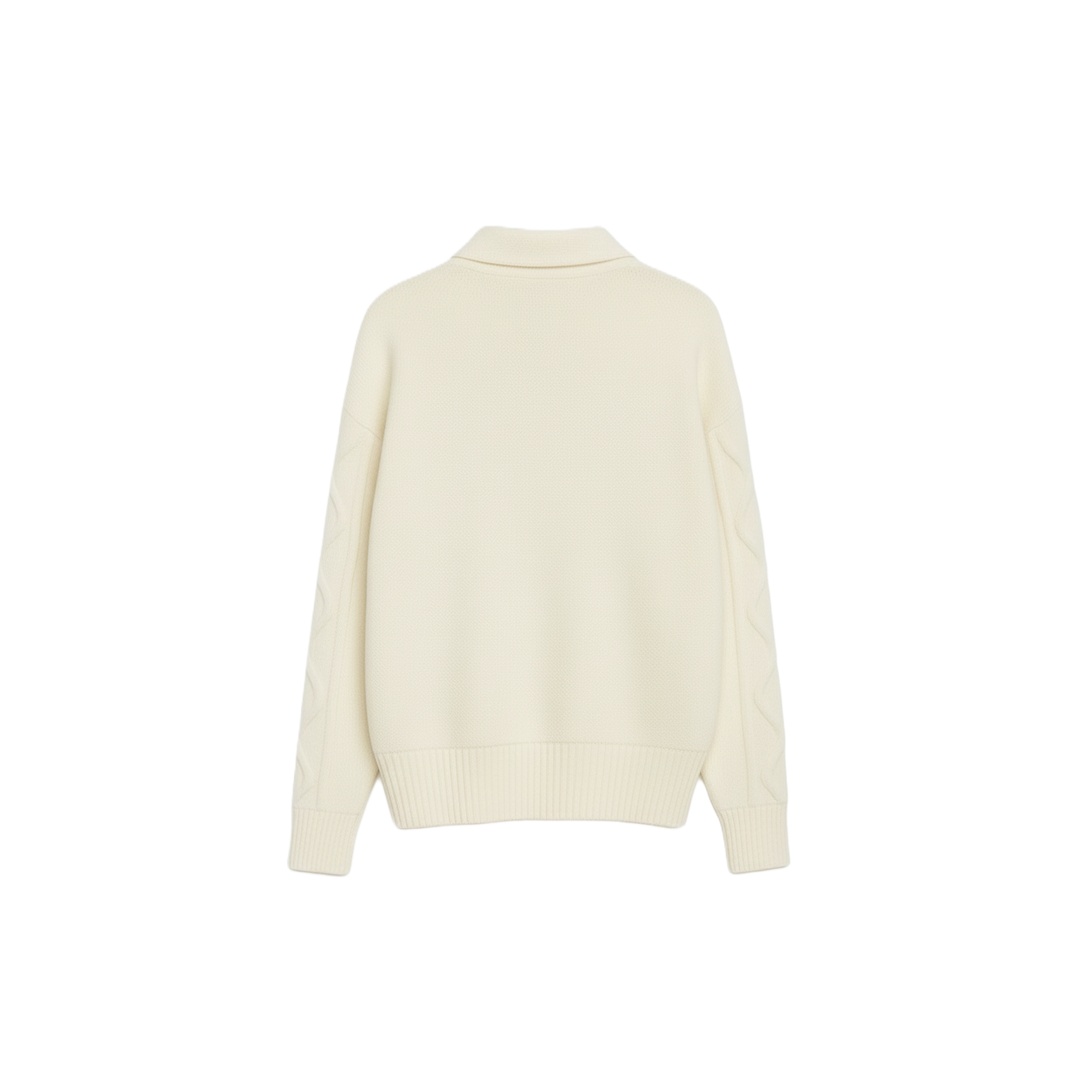 كارديجان بسحاب إغلاق - أوف وايت - 18205