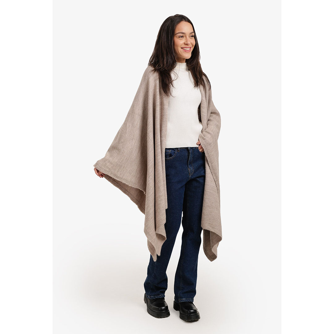 بونشو محبوك طويل حريمي - 18218