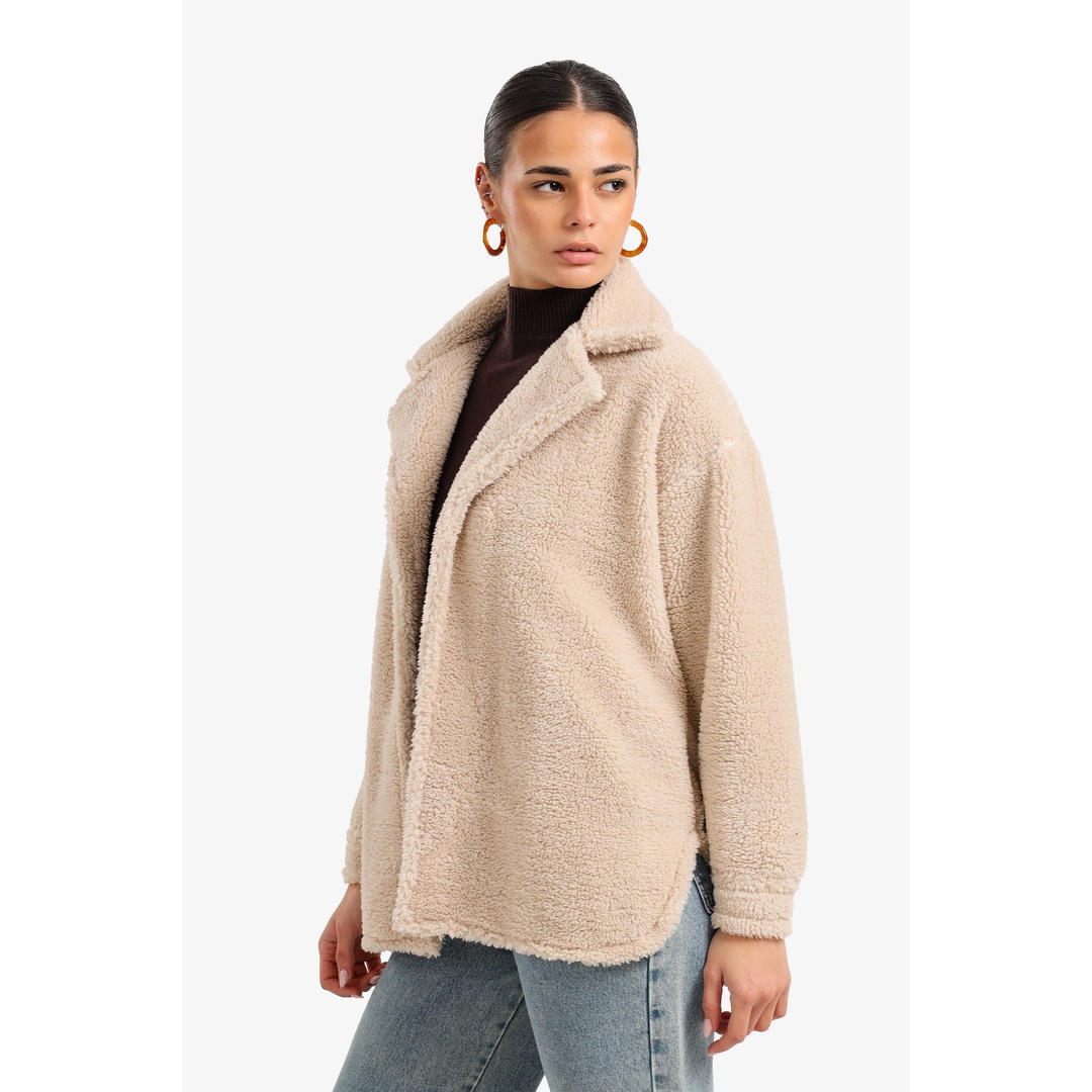 جاكيت مريح بياقة مدببة - 18247