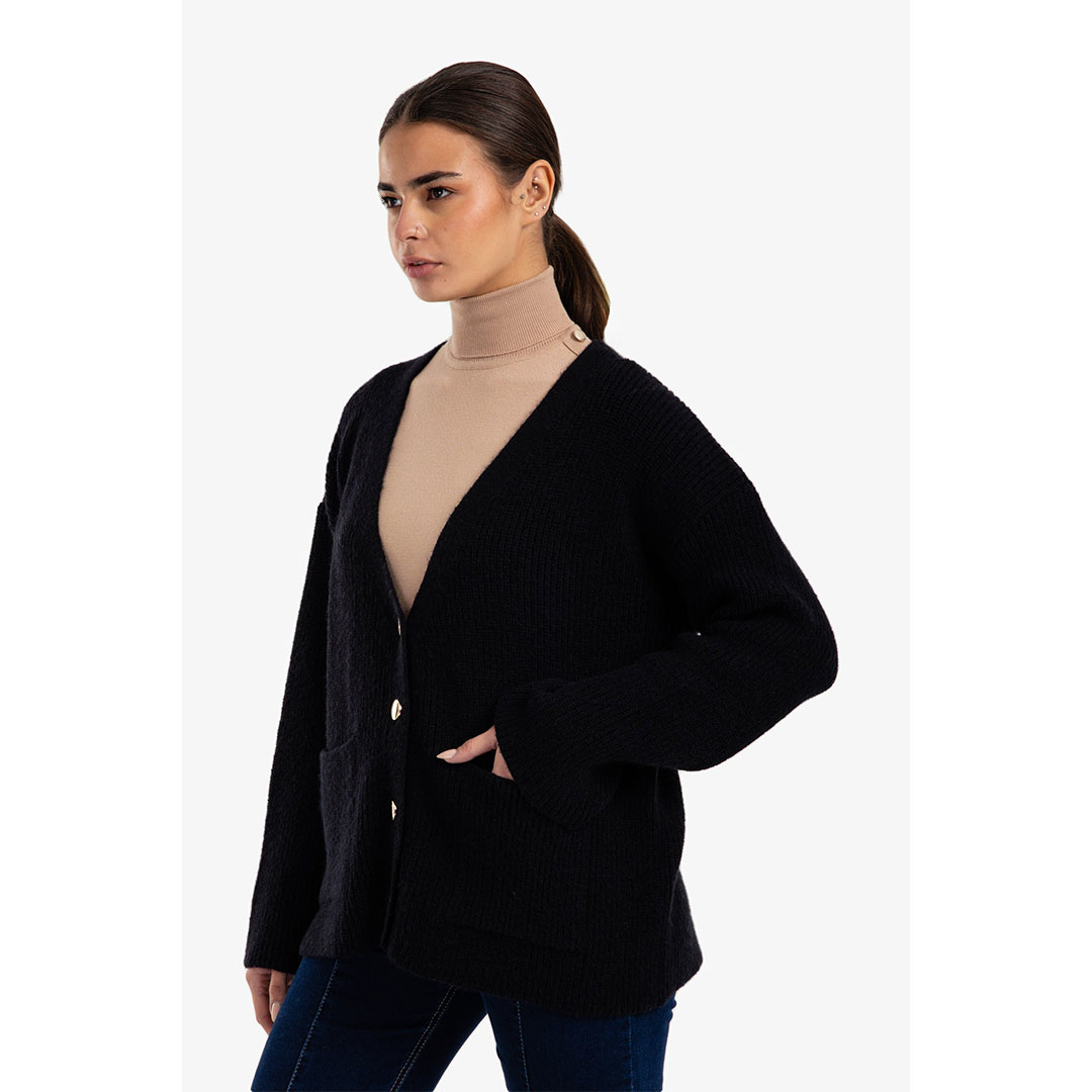 كارديجان مريح بأزرار حريمي - 18254