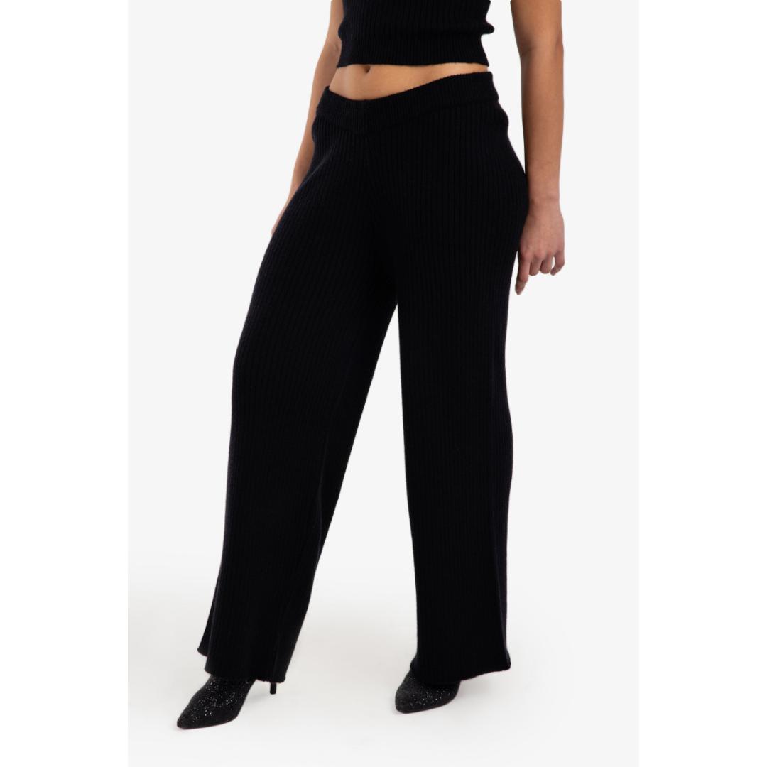 بنطلون رجل واسعة مخطط حريمي - 18284