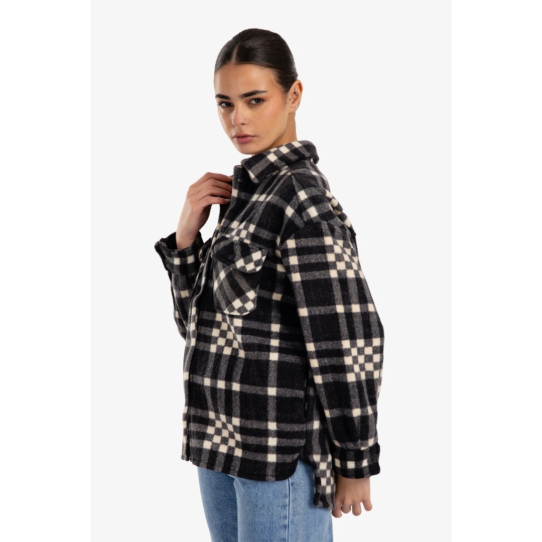 قميص كاروهات بأزرار - 18300