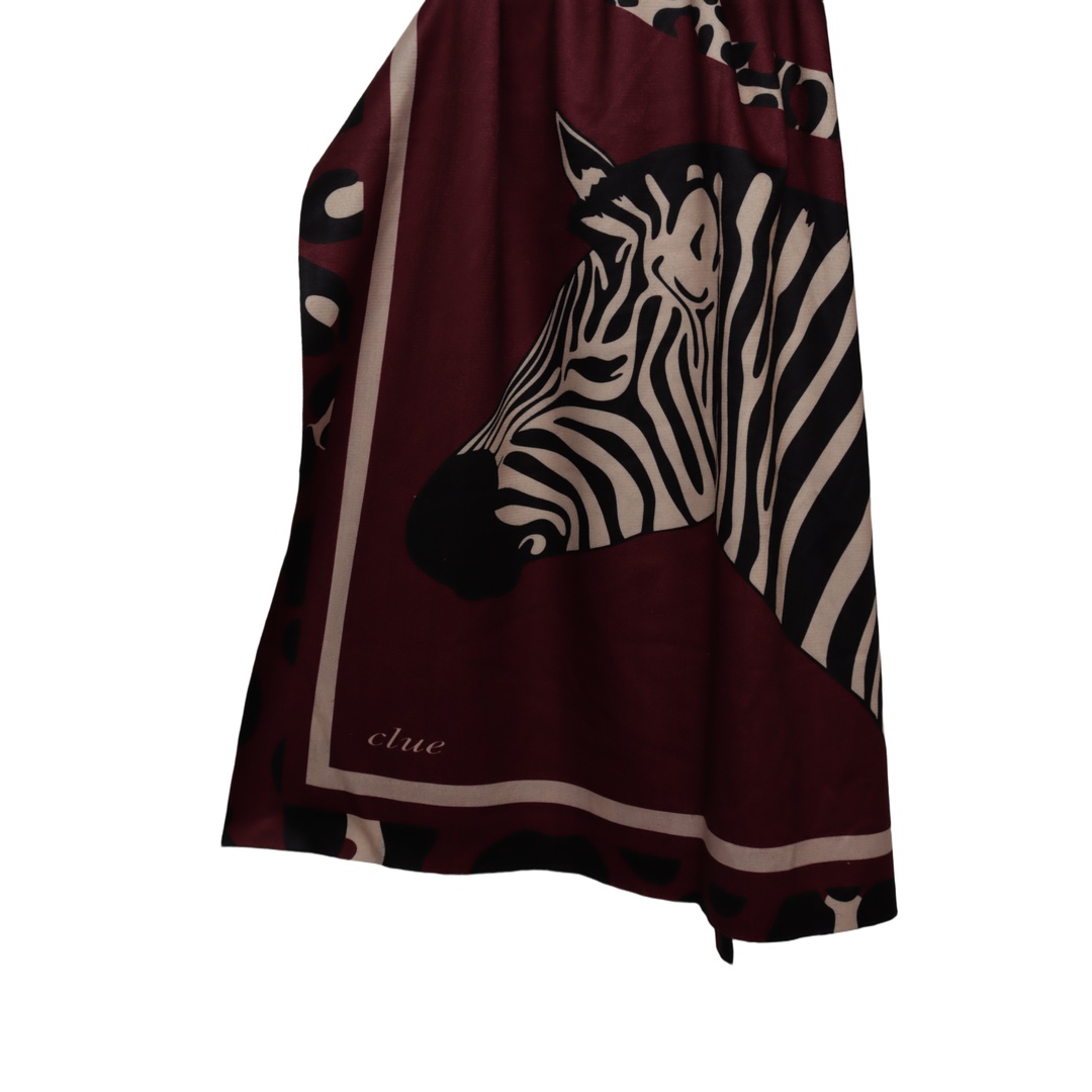 شال خفيف الوزن بنقشة حيوانية - 18306