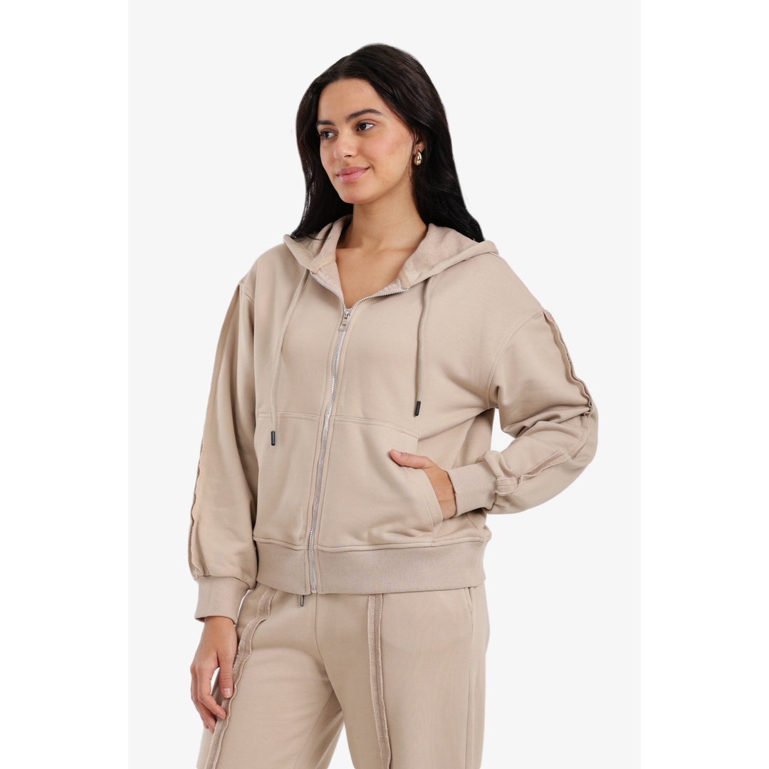 جاكيت استرخاء بسحاب - 18358