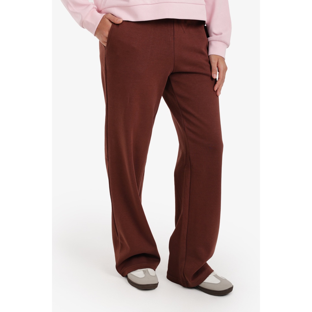 بنطلون رياضي مريح مزود بجيوب - بني - 18383