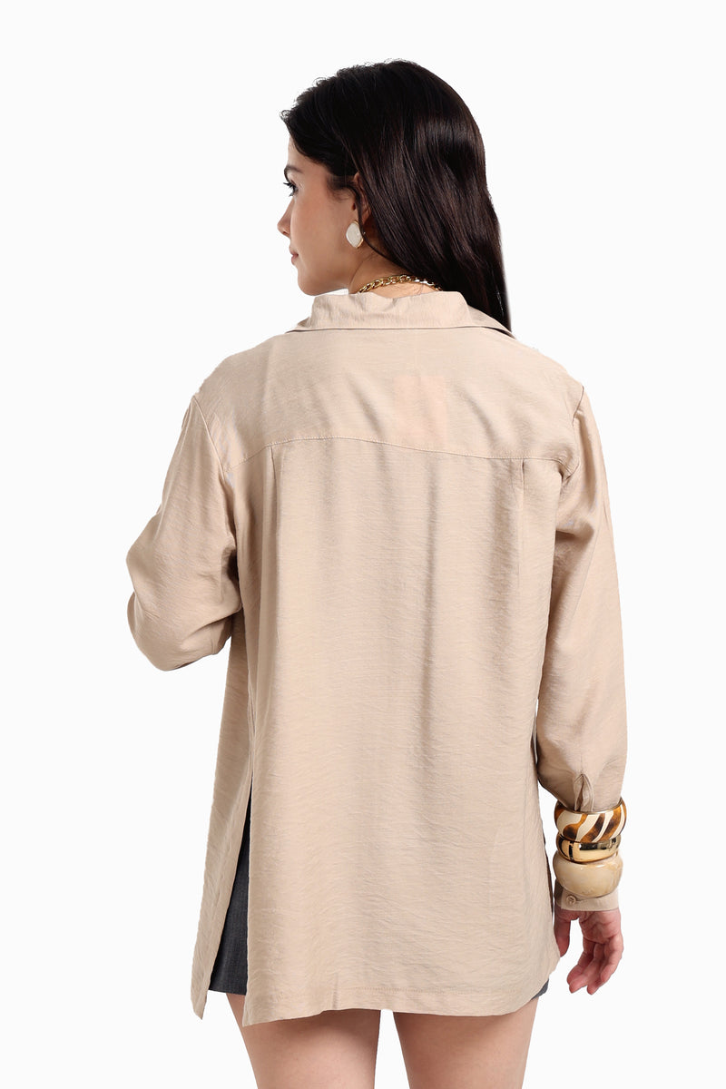 قميص كارينا فوال بأزرار للإغلاق 56655