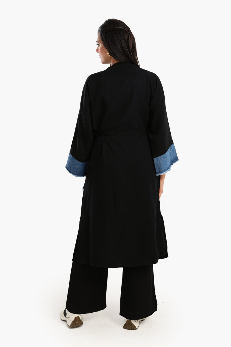 كيمونو كارينا فوال بجيوب جينز 56724