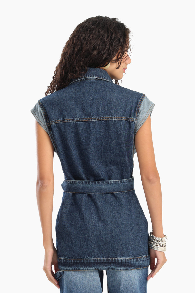 فيست جينز كارينا مع حزام - أزرق 56727