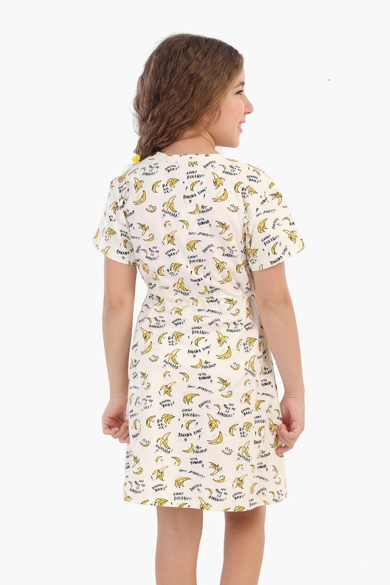 قميص نوم كارينا بناتي بطبعة موز 56766