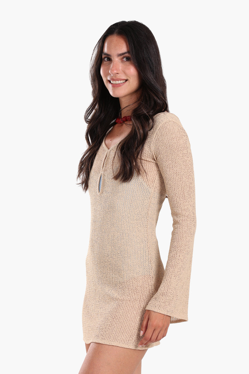 فستان كارينا قصير محبوك للشاطئ 56800