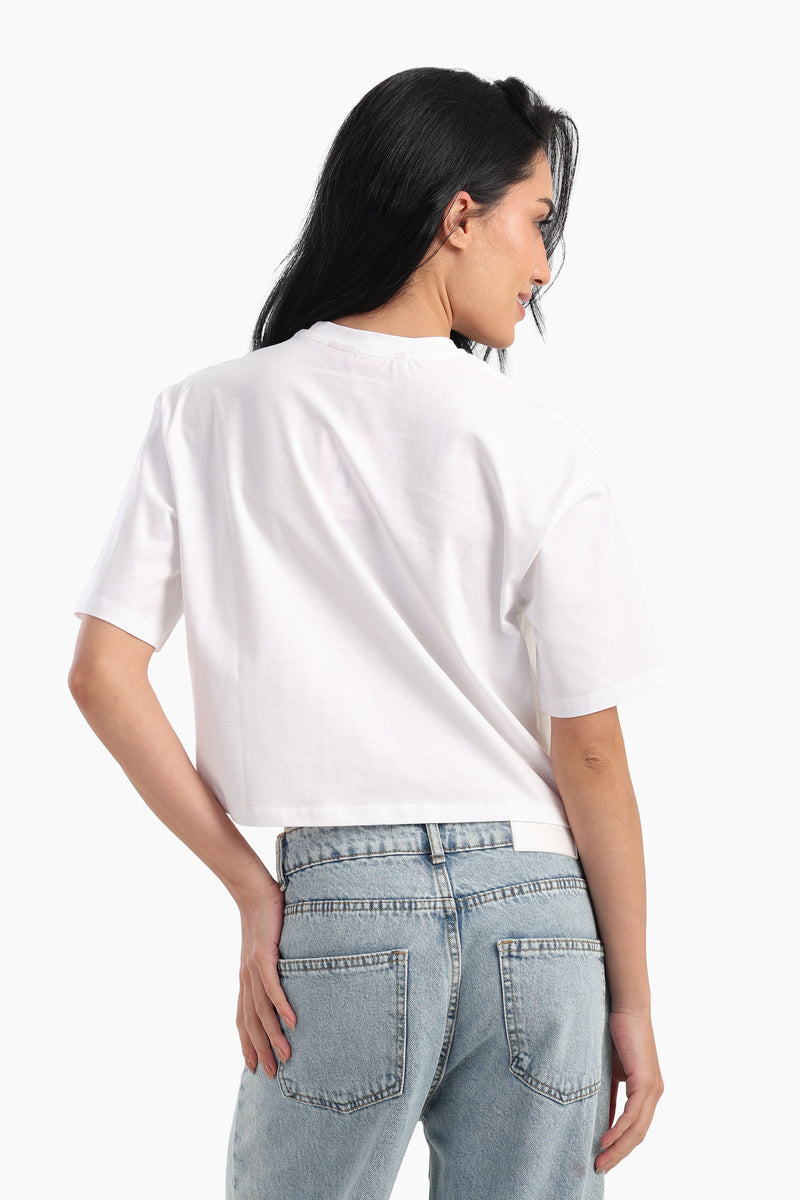 تي شيرت كارينا قصير سادة 56836