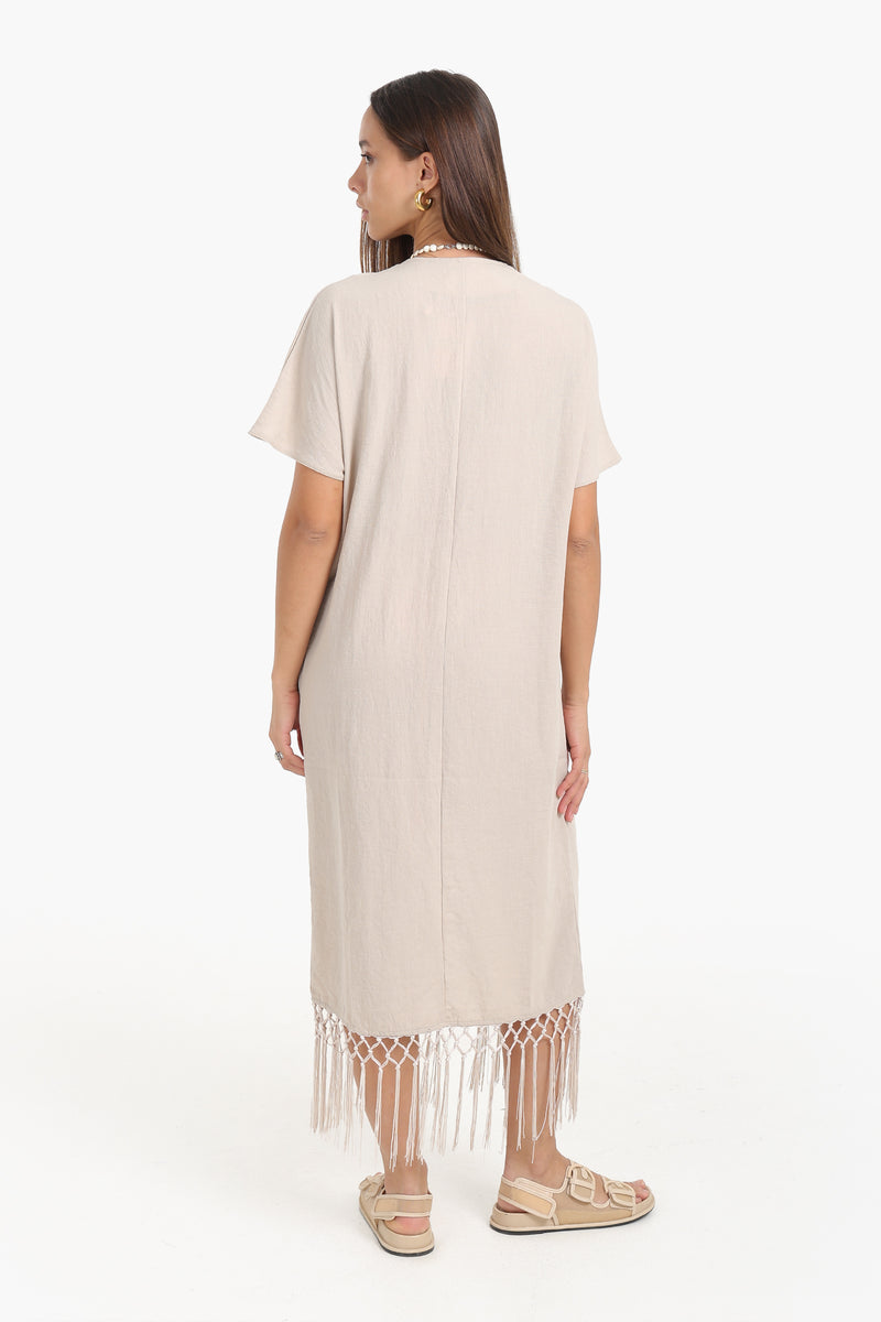 فستان كارينا بشراشيب 57075