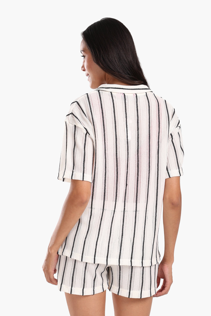 طقم شاطئ كارينا شيك مخطط 57220