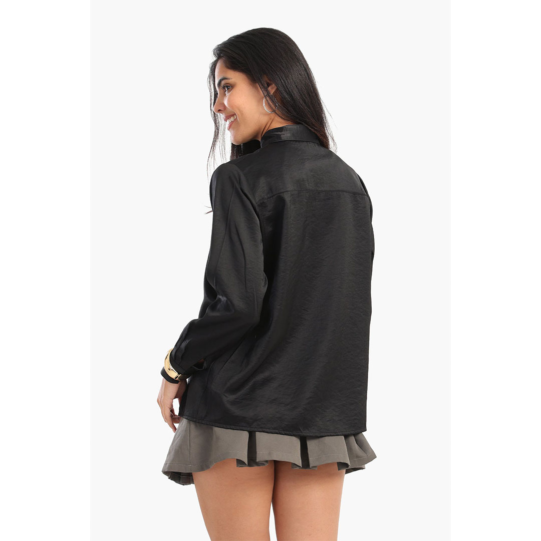 قميص تنسل كلاسيكي بكم حريمي