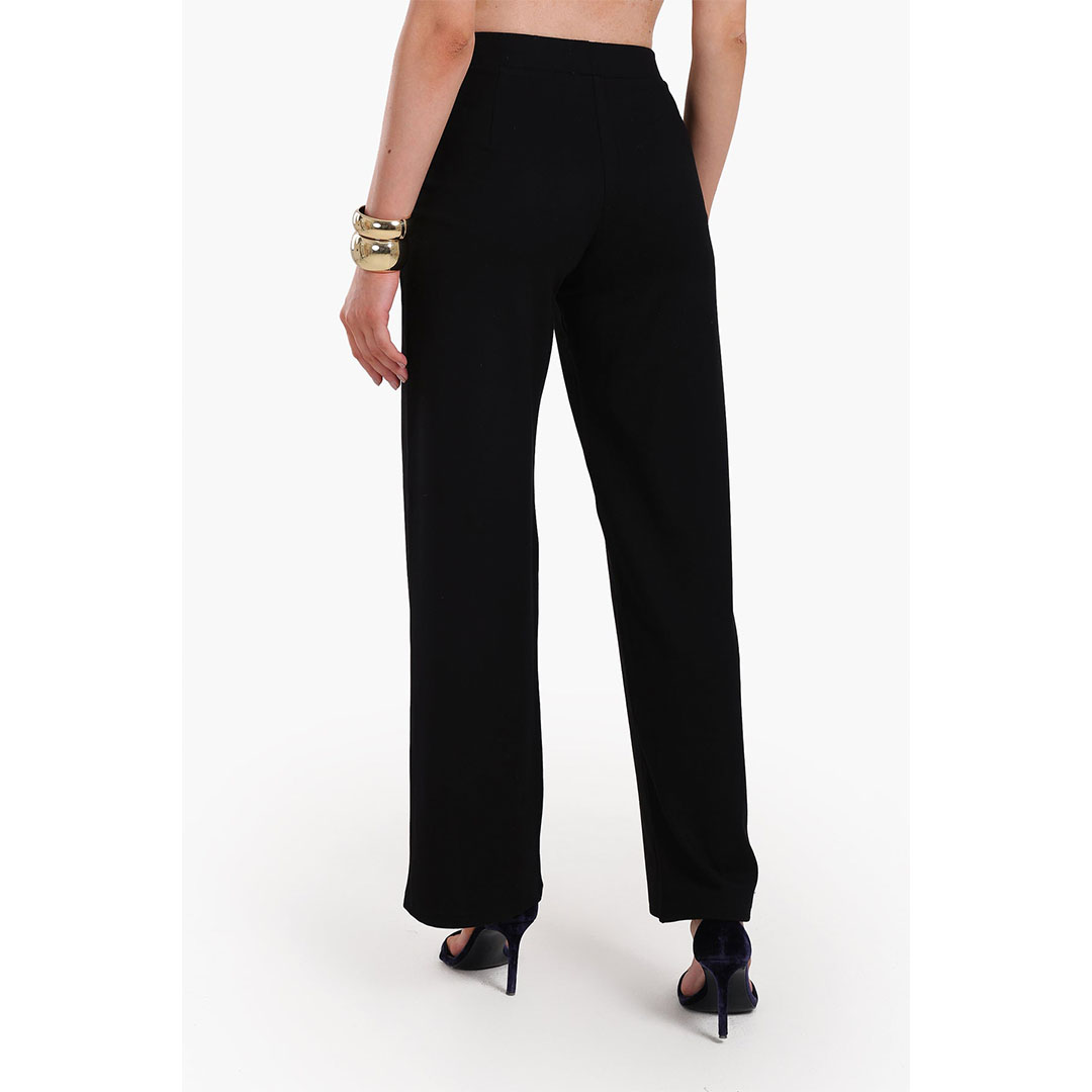 بنطلون جيرسي حريمي - أسود