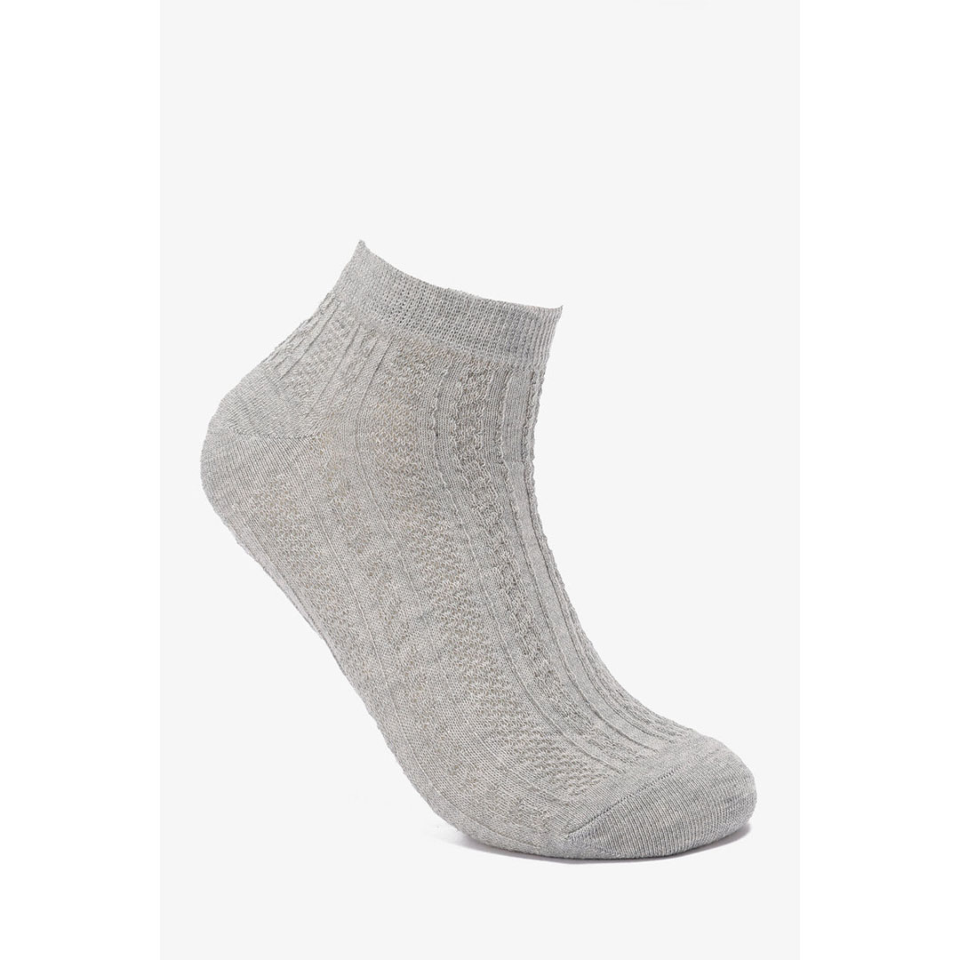 شرابات قطنية مزخرفة - 3 أزواج