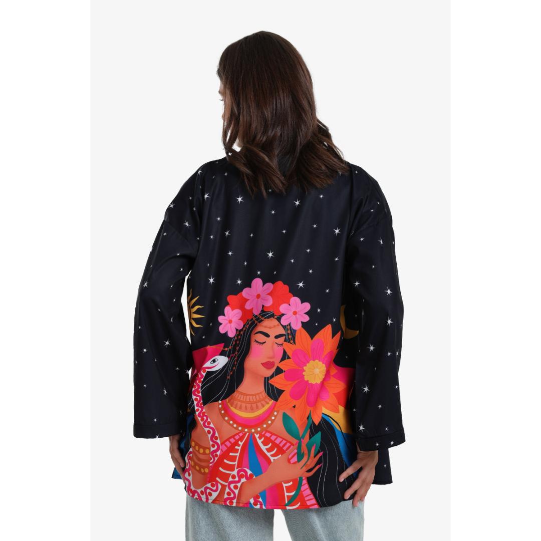 كيمونو بنقشة النجوم حريمي - 18089