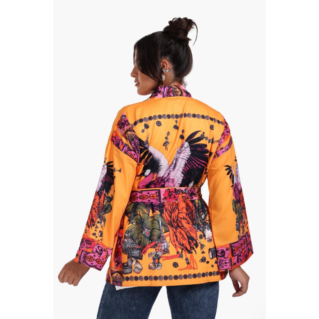 كيمونو منقوش حريمي - 18102