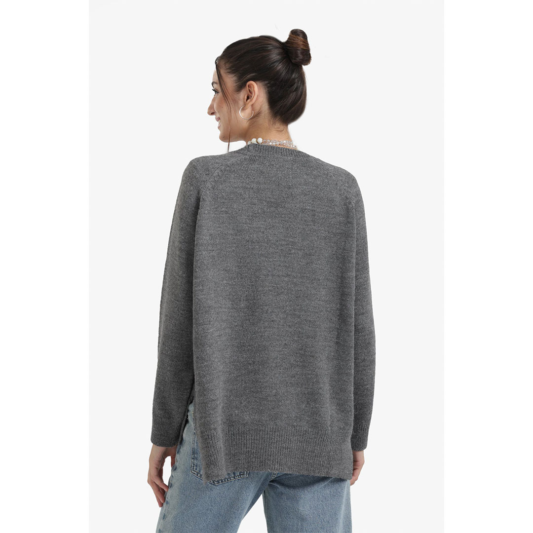 بلوفر سادة مريح حريمي