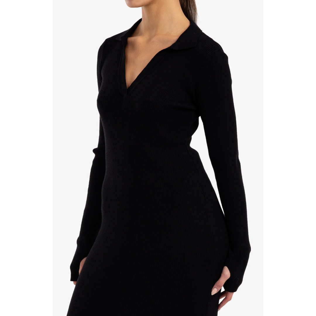 فستان مضلع بياقة على شكل حرف V حريمي - 18180\