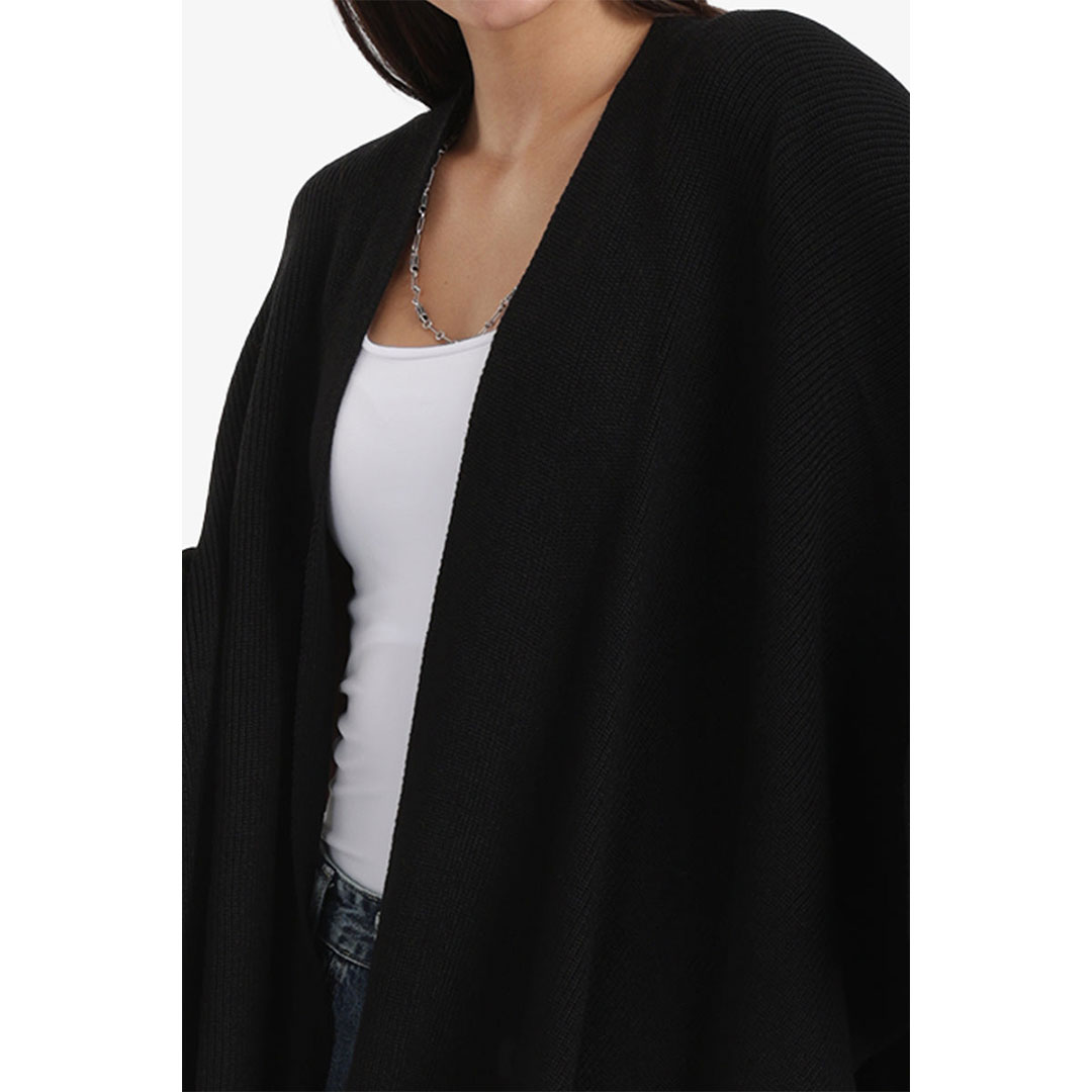 بونشو محبوك أوفر سايز حريمي