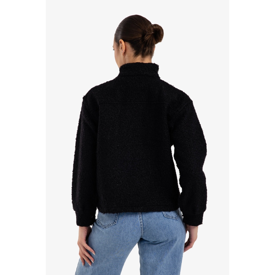 جاكيت صوف بياقة واقفة - 18211