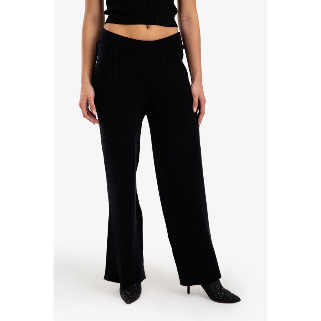 بنطلون رجل واسعة مخطط حريمي - 18284