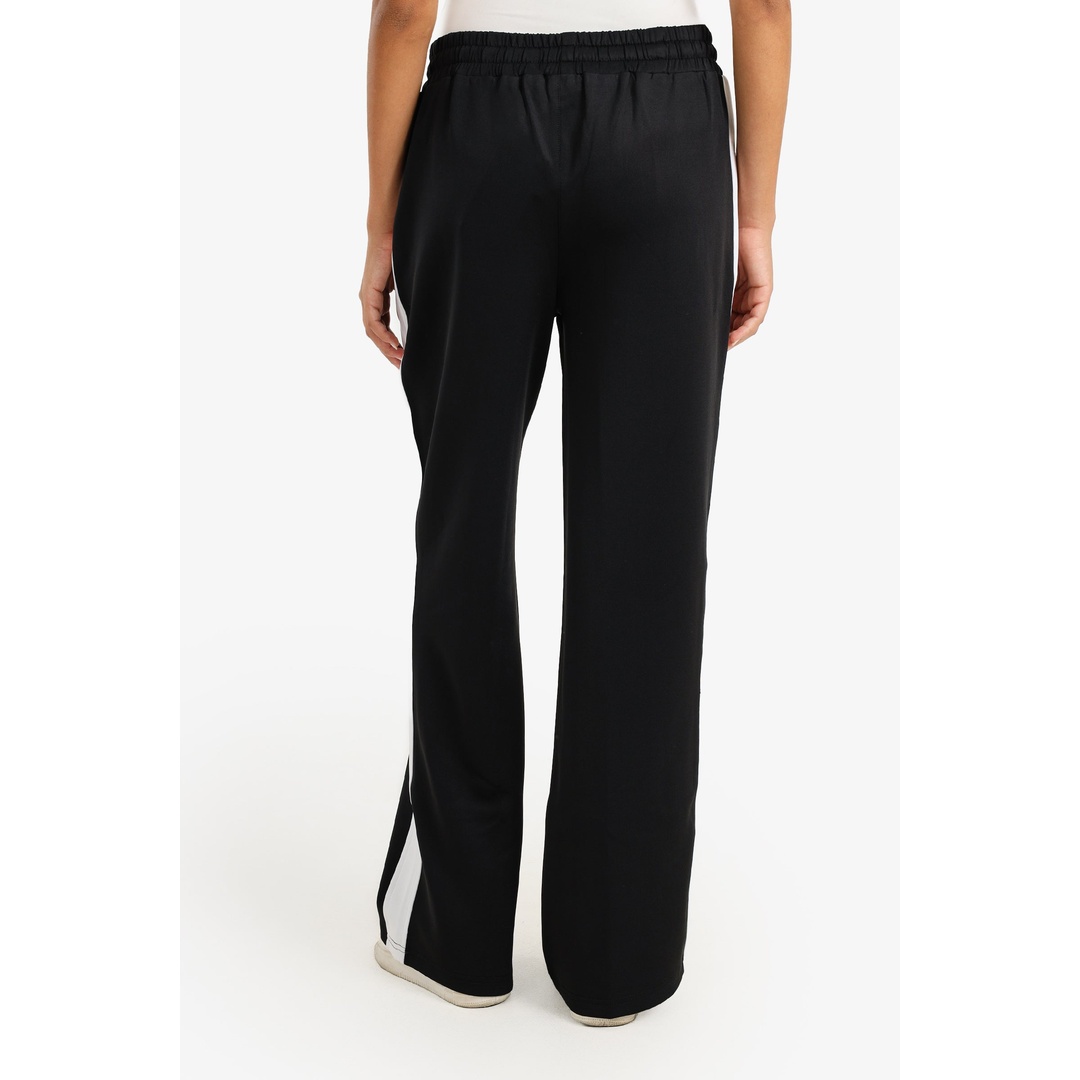 بنطلون رياضي بلوحة متباينة - أسود - 18291