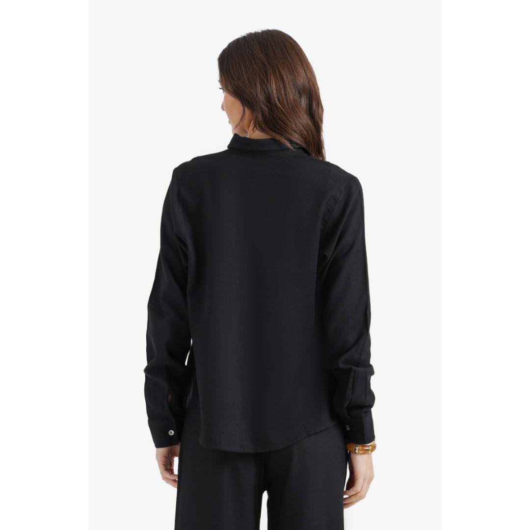 قميص بياقة مطرزة حريمي - 18419