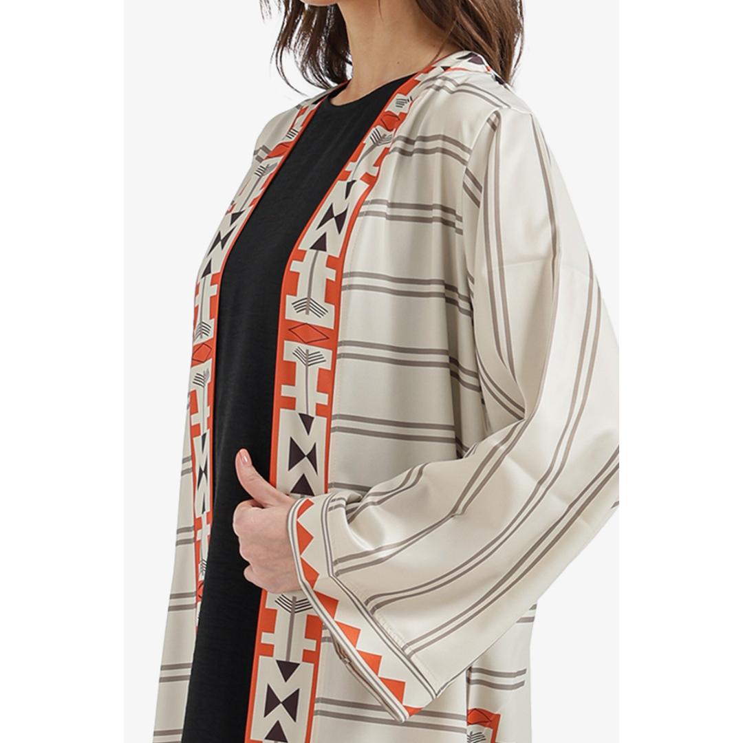 كيمونو ذو حواف هندسية حريمي - 18420