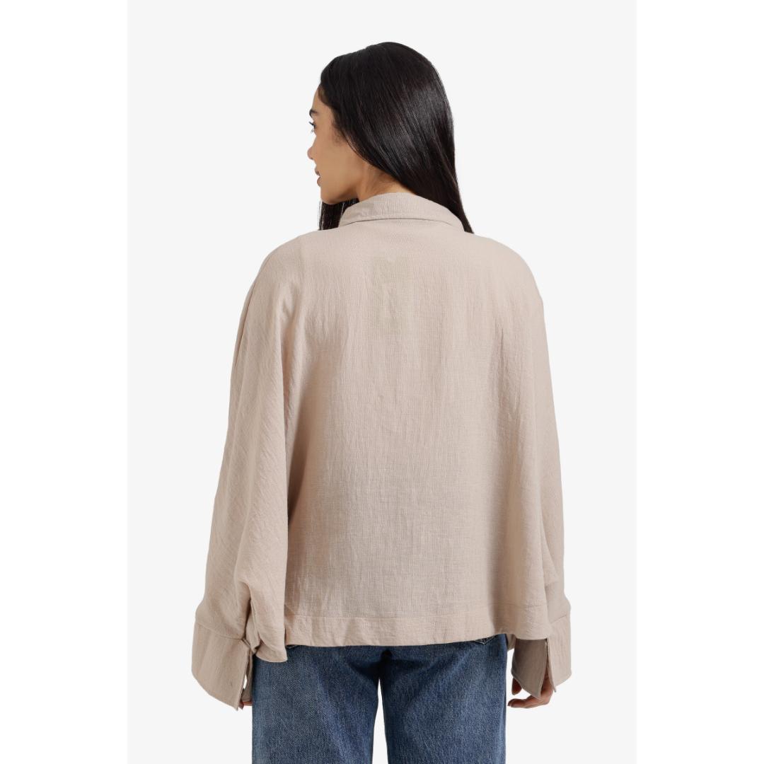 قميص واسع بأكمام طويلة حريمي - 18423