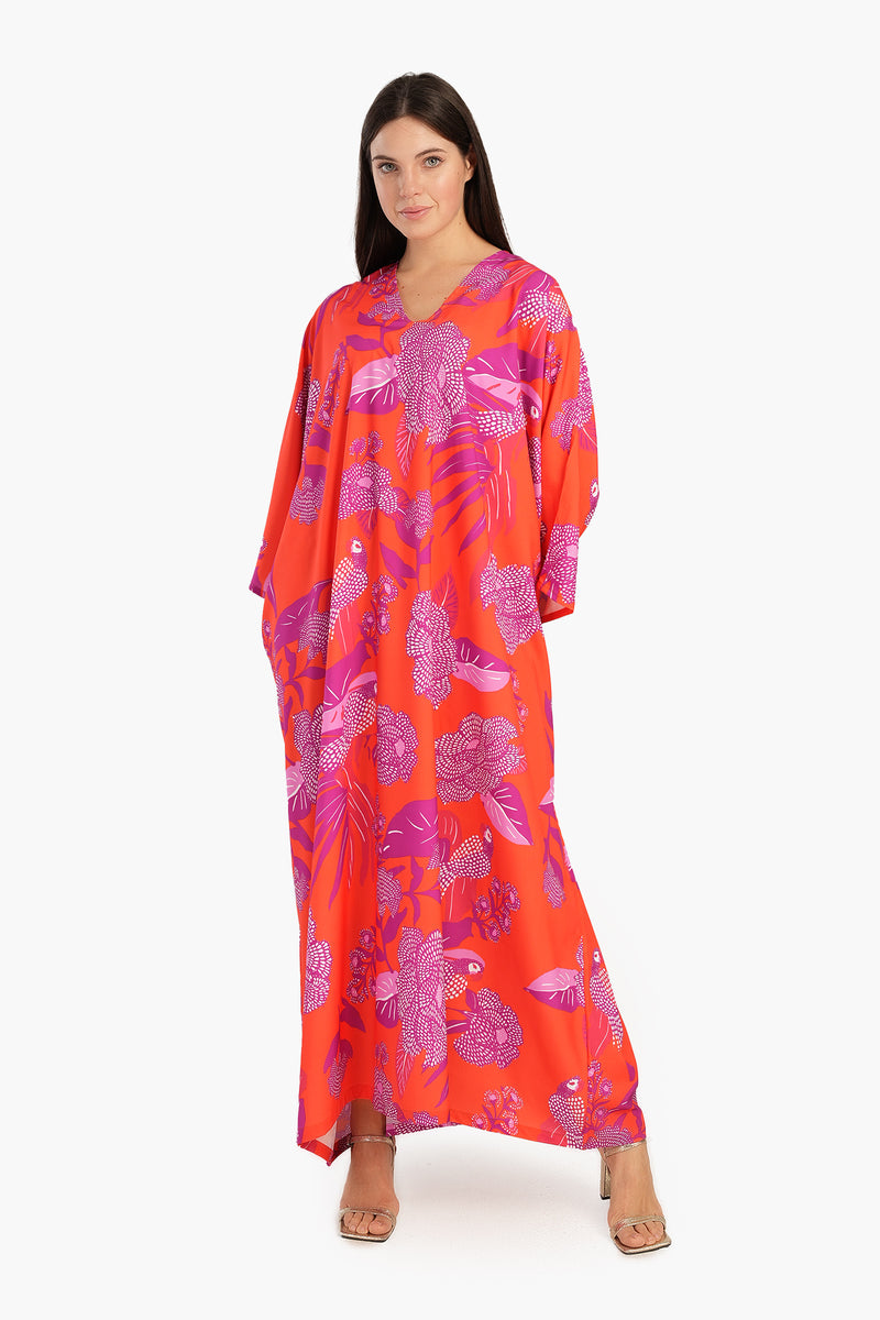 فستان كارينا بونشو مزهر 56242